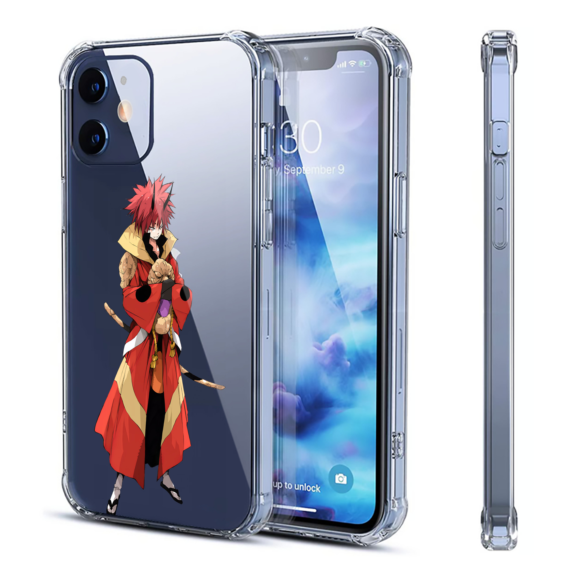 （画像用） 転スラ Regarding Reincarnated to Slime 【iPhone 12シリーズ対応】透明スマホケース（クリアソフトケース）